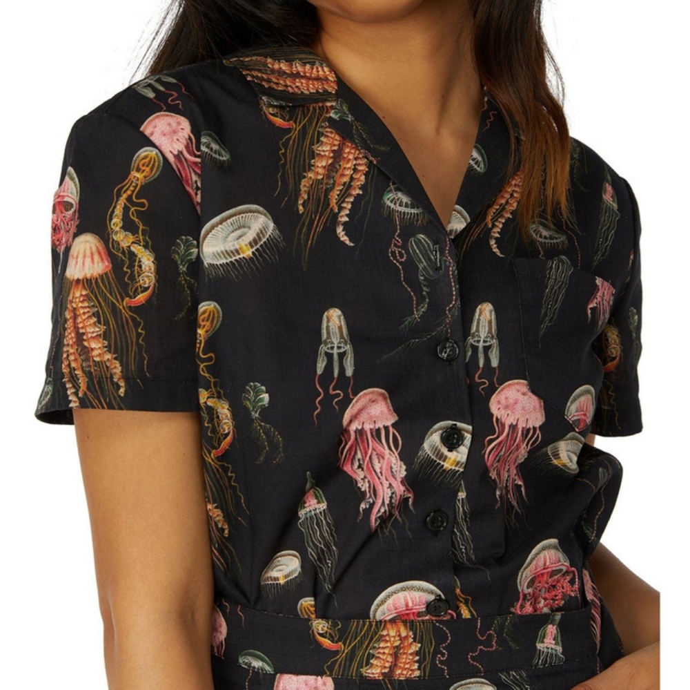 Shop close mid October,Dangerfield Jellyfish Shirt